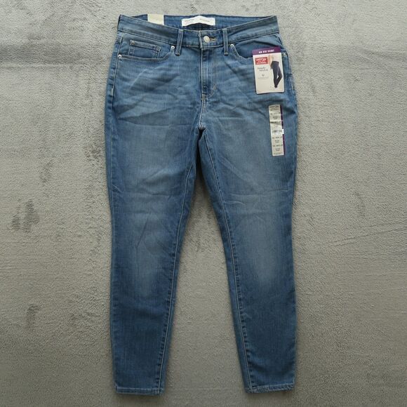Levi's Signature Jeans Women's Size 10S Mid-Rise Skinny Denim 27" Inseam NWT - Picture 1 of 16